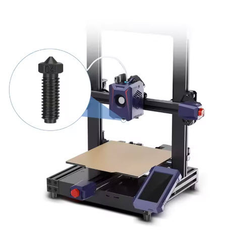 Сопло з загартованої сталі для 3д принтера  ANYCUBIC  Kobra 2 (0,4 мм) (aimsoar ) Київ - фото 2