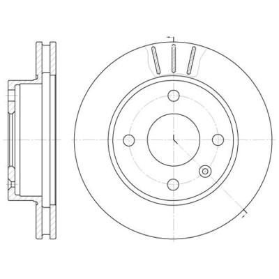Тормозной диск REMSA 6097.10 Винница - изображение 1