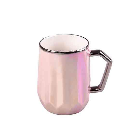 Чашка порцелянова Glaze 450мл у дзеркальній глазурі чашки для кави HPCYM0885P Коломия