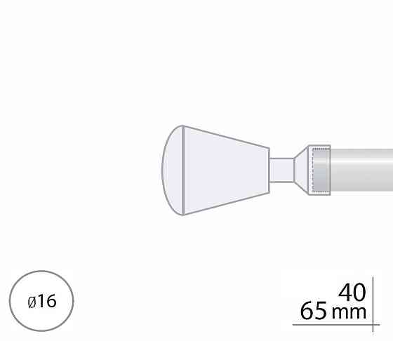 Закінчення для карнизу Orvit МІЛАНО 16 мм САТИН Львов
