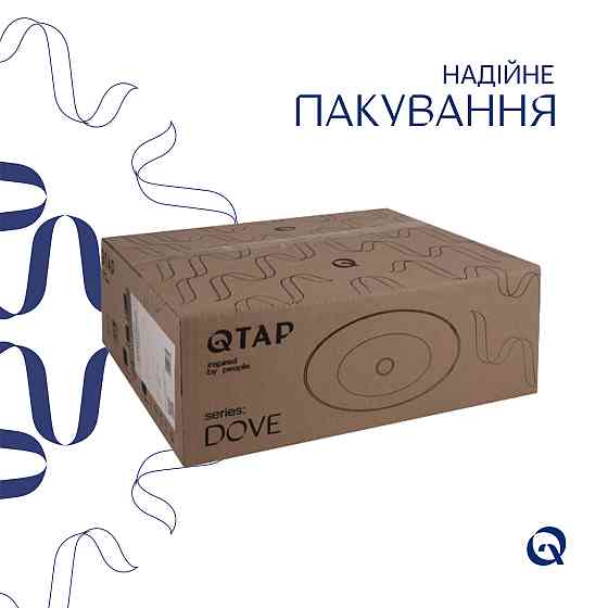 Раковина-чаша Qtap Dove 415x340x140 White QT06116062AW Київ