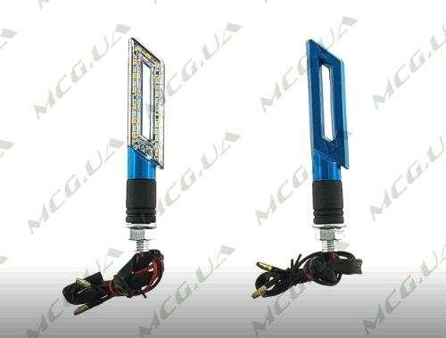 Поворот светодиодный, катана (15 LED, синий, тюнинг) Мукачево - изображение 1