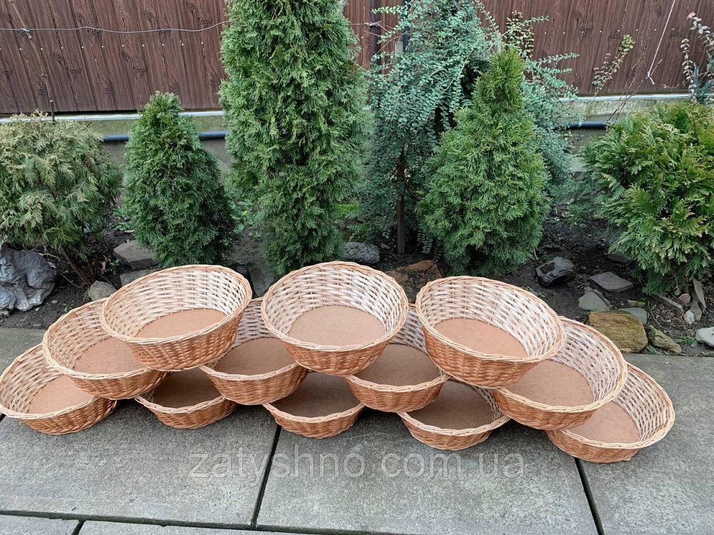 Лоток ручної роботи, плетений із лози Київ - фото 4