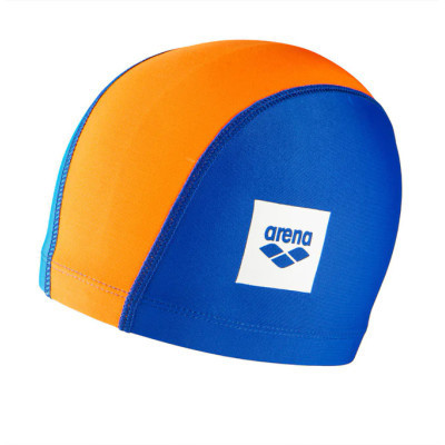 Шапка для плавания Arena Unix II JR 002384-101 синій, помаранчевий, блакитний Діт OSFM (3468336220733) Винница - изображение 1
