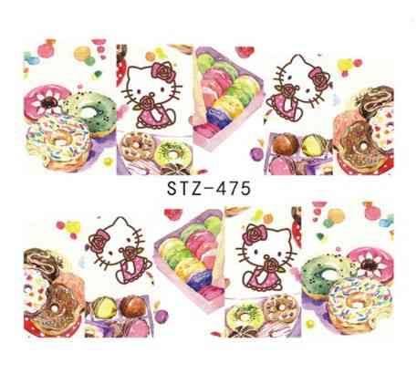 Наклейки для нігтів "Тістечка" YZW-475 Київ