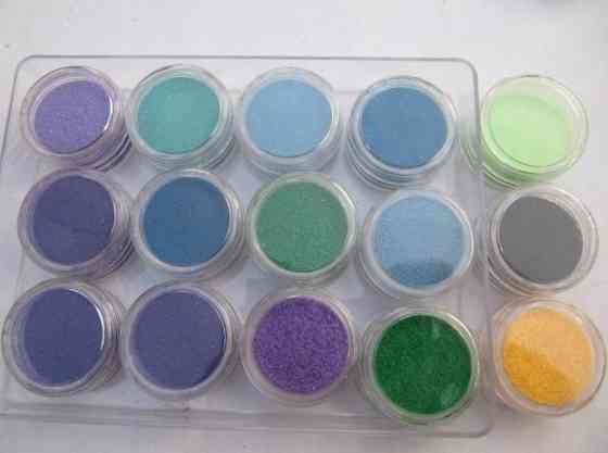 Бархатный песок бирюза 5г Киев