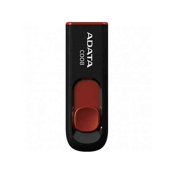 Flash A-DATA USB 2.0 C008 8Gb Black/Red Київ