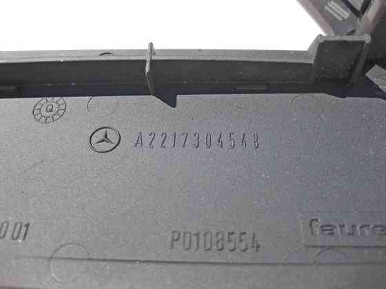 Mercedes-Benz  A2217304548 9116 Внутрішня ручка задніх лівих дверей з чорною накладкою S-Class W221 Одесса