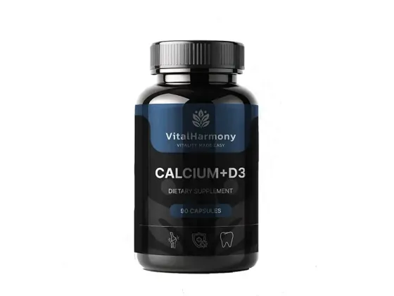 Кальцій + D3, Calcium + D3 VitalHarmony, 90 капсул Дніпро