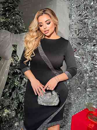 Жіноча стильна вечірня сукня з блискучою обробкою Одеса