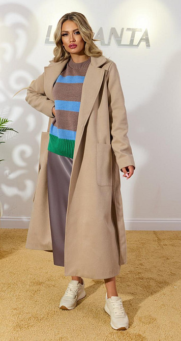 Стильний светр у смужку (50-52) Київ - фото 3