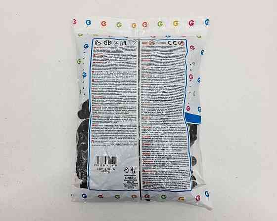 Повітряні кульки пастель чорні 12" (30 см) 100 шт Gemar (1 пач.) Харків