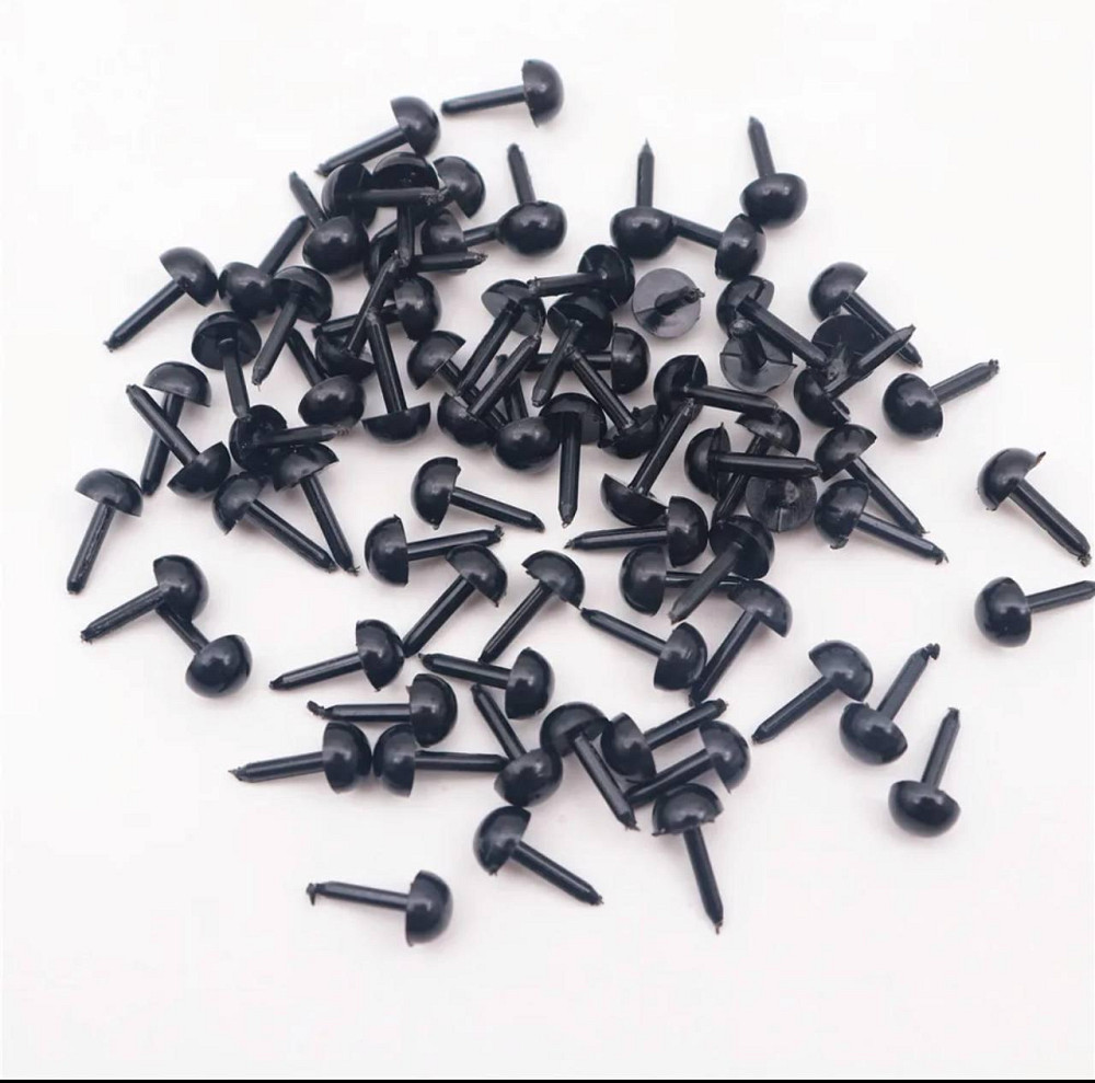 Глаза ДЛЯ ИГРУШЕК, ДИАМЕТР 3 ММ, ЦВЕТ ЧЕРНЫЙ Киев - изображение 1