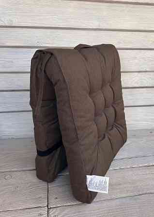 Подушка для стільців (50x120х8 см) подвійна Decorator Мальмо колір коричневий 84-128 Київ