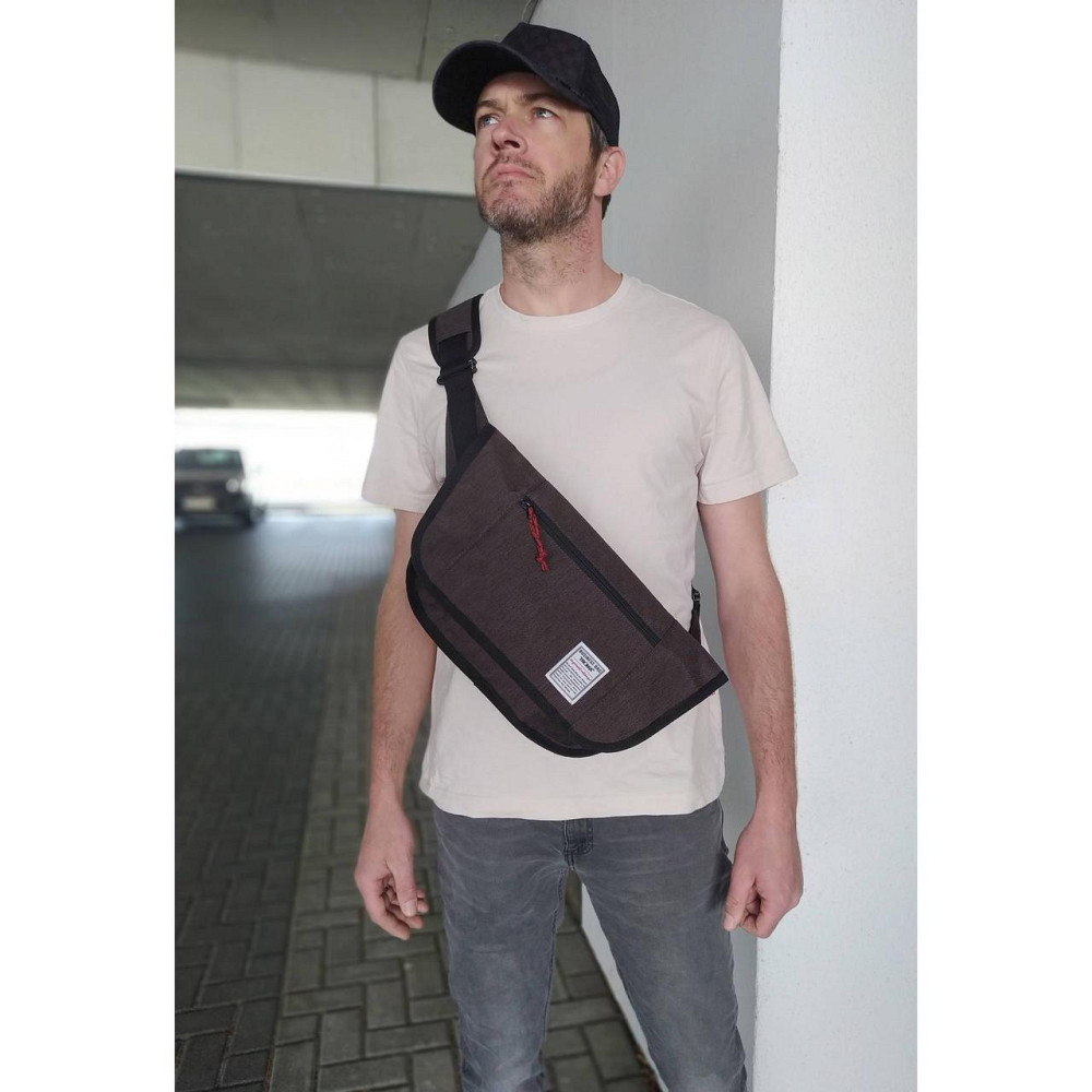 Сумка через плечо Troika Cross body bag полиэстер Коричневый Винница - изображение 4