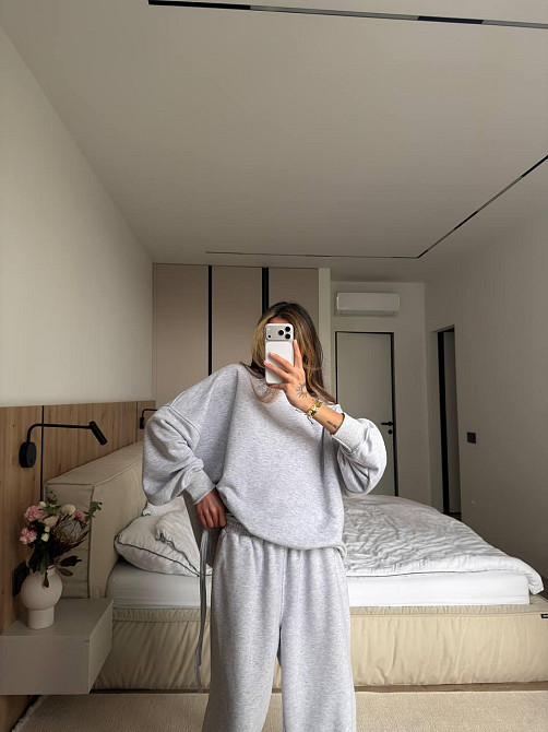 Женский повседневный костюм двойка турецкая петля Меланж Одесса - изображение 4