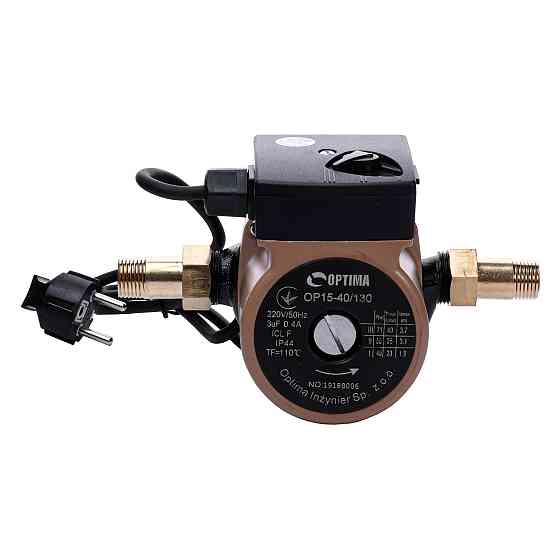 Насос циркуляційний Optima OP15-40 130мм + гайки, + кабель з вилкою Тернополь