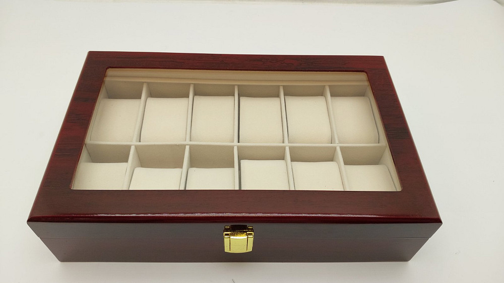 Скринька для зберігання годинників 12 комірок Луцьк - фото 2