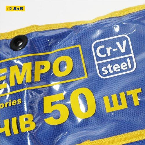 Набір ключів S&R Tempo 50 шт у тканинному чохлі Одеса - фото 4