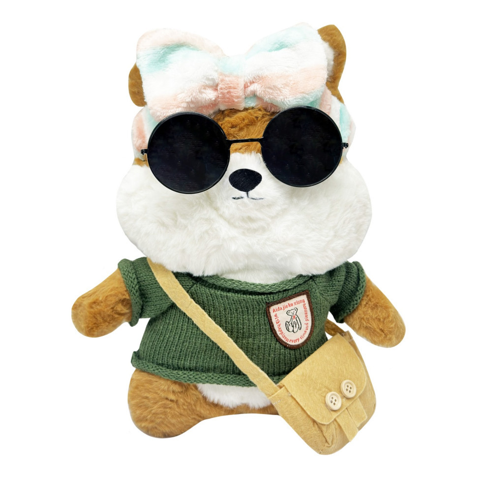 М'яка іграшка "Песик" K0201(Beige) одяг в асортименті, 30 см Вінниця - фото 2