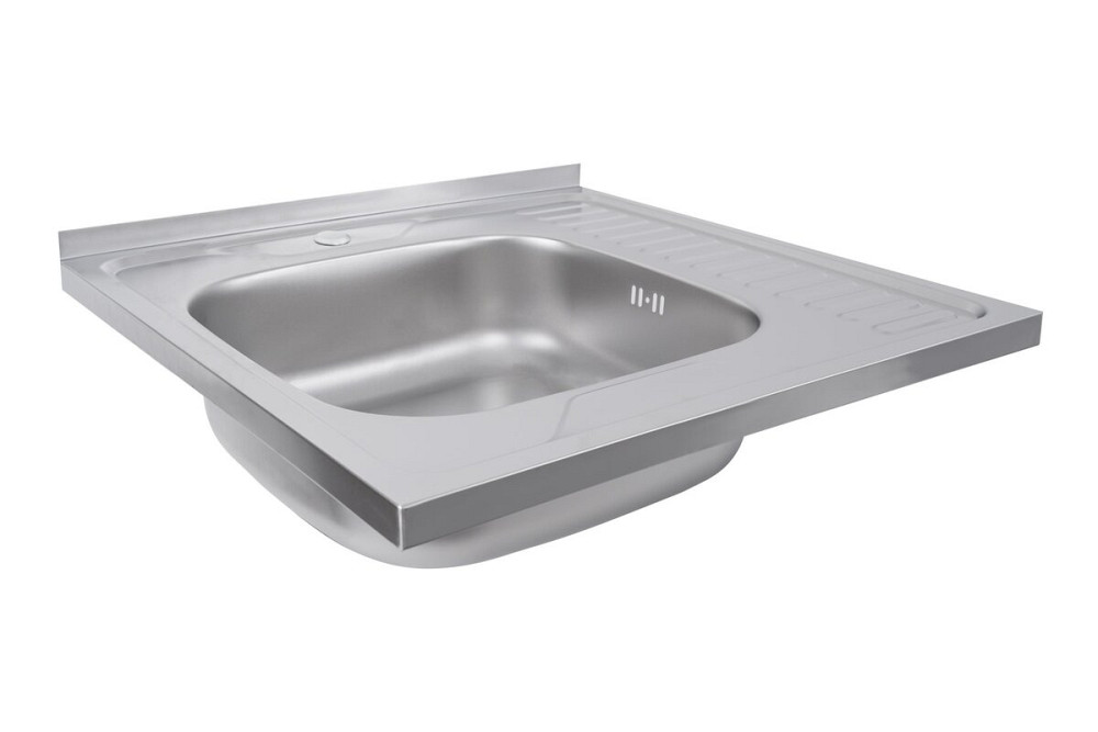 Кухонна мийка з нержавіючої сталі Valeso САТИН 6060 L (0,7/160 мм) Коломыя - изображение 3