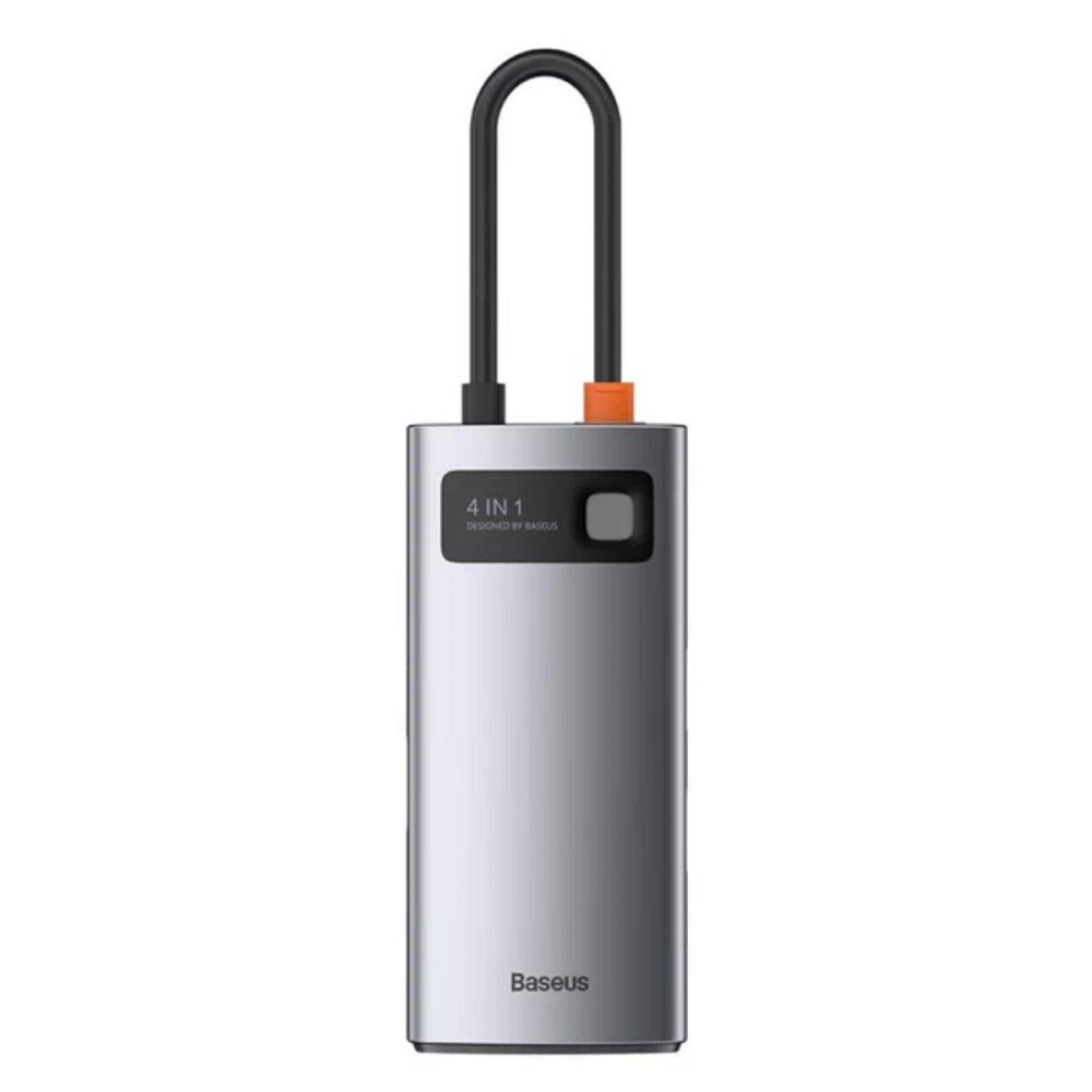 Хаб адаптер перехідник Baseus Metal Gleam Series 4в1 багатофункціональний CAHUB-CY0G Одеса - фото 3
