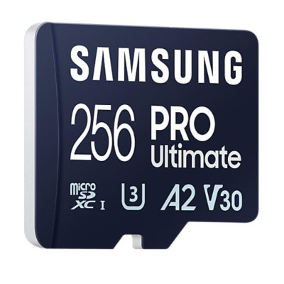 Карта пам&apos;яті Samsung 256GB microSDXC class 10 UHS-I U3 V30 A2 Pro Ultimate (MB-MY256SB/WW) Вінниця - фото 3