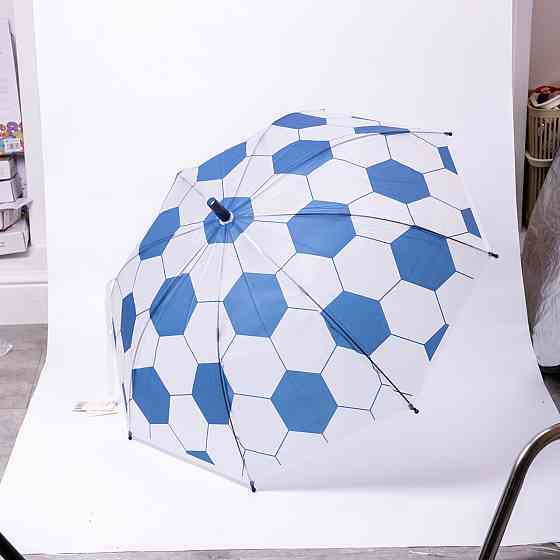 Детский полуавтоматический зонт-трость синий 82 см Киев