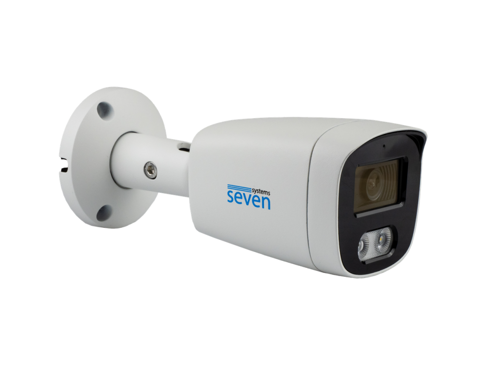 IP-відеокамера 5 Мп SEVEN IP-7225PA-DL white 4 мм з розумним подвійним підсвічуванням Київ - фото 2