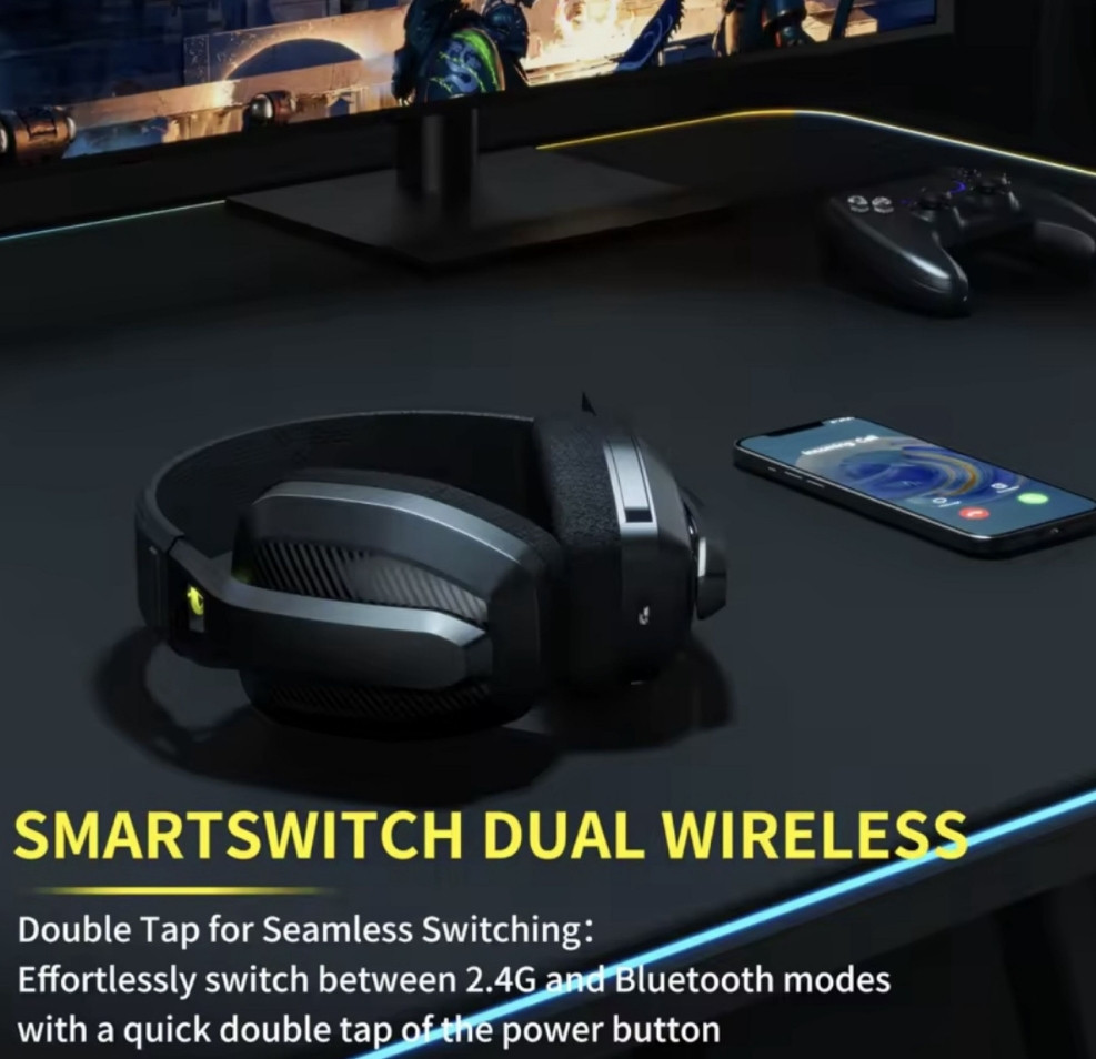 Игровые наушники ‼️ шумоподавление ‼️ BINNUNE BW06 ‼️  black. Харьков - изображение 5