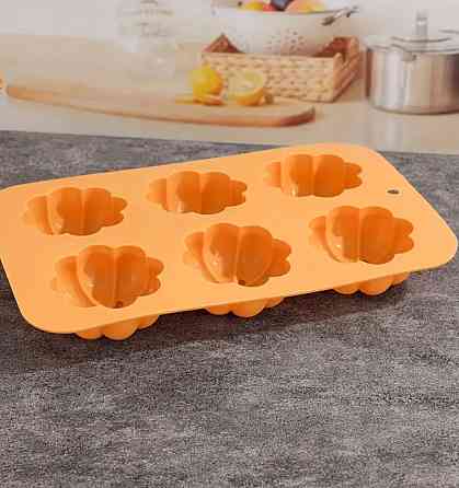 Молд силиконовый Тыквы 27 на 17 см оранжевый Киев