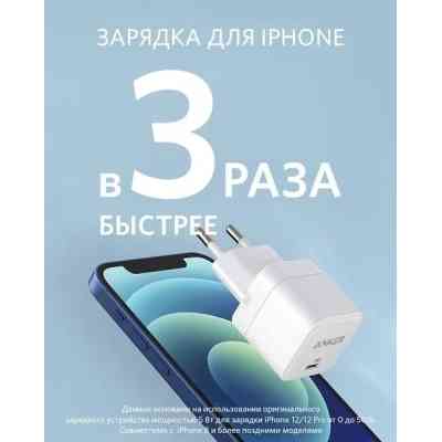 Зарядное устройство Anker PowerPort III 20W Cube (White) (A2149G21) Винница