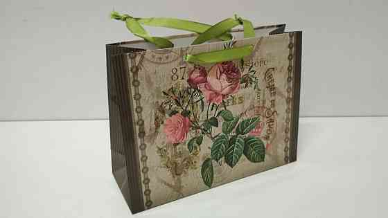 Пакет бумажный малый горизонтальный 11/18/5(арт М004) (12 шт) Харьков