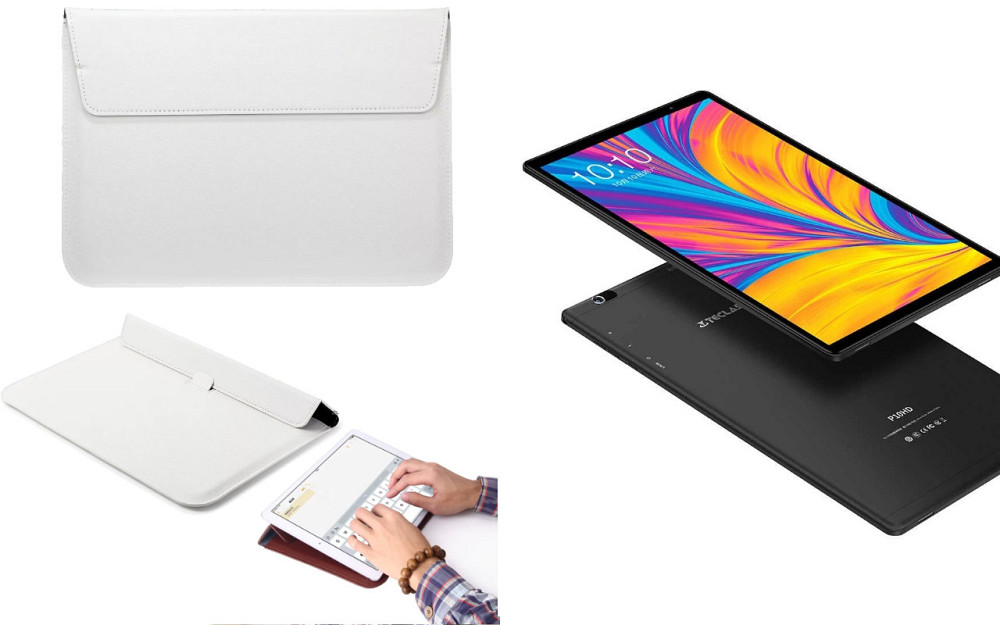 Чехол-конверт VitoCase для Teclast P10HD, с функцией подставки для планшета Белый Киев - изображение 1