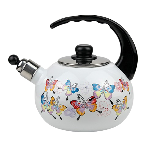 Чайник 2,5л емальований зі свистком 1035 KAMILLE Житомир - фото 1