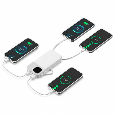 Батарея универсальная TheGeneral 20000mah Voltix, 22.5W Fast Charge PD White (40012819-08) Винница - изображение 5