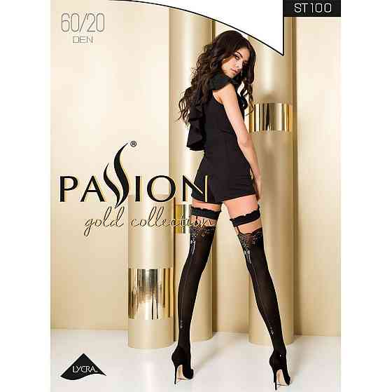 Панчохи Passion ST100 1/2 grey Sex Aura Київ