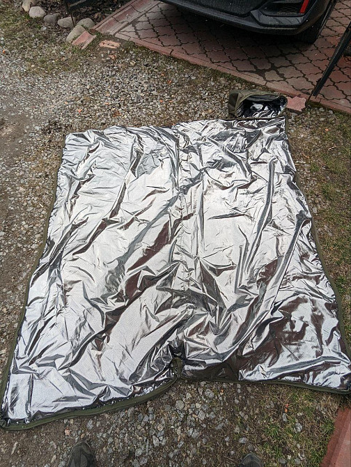 Демісезонний спальний мішок просторий Omni-Heat. Спальник ЗСУ. Військовий спальний мішок збільшень  Дніпро - фото 2