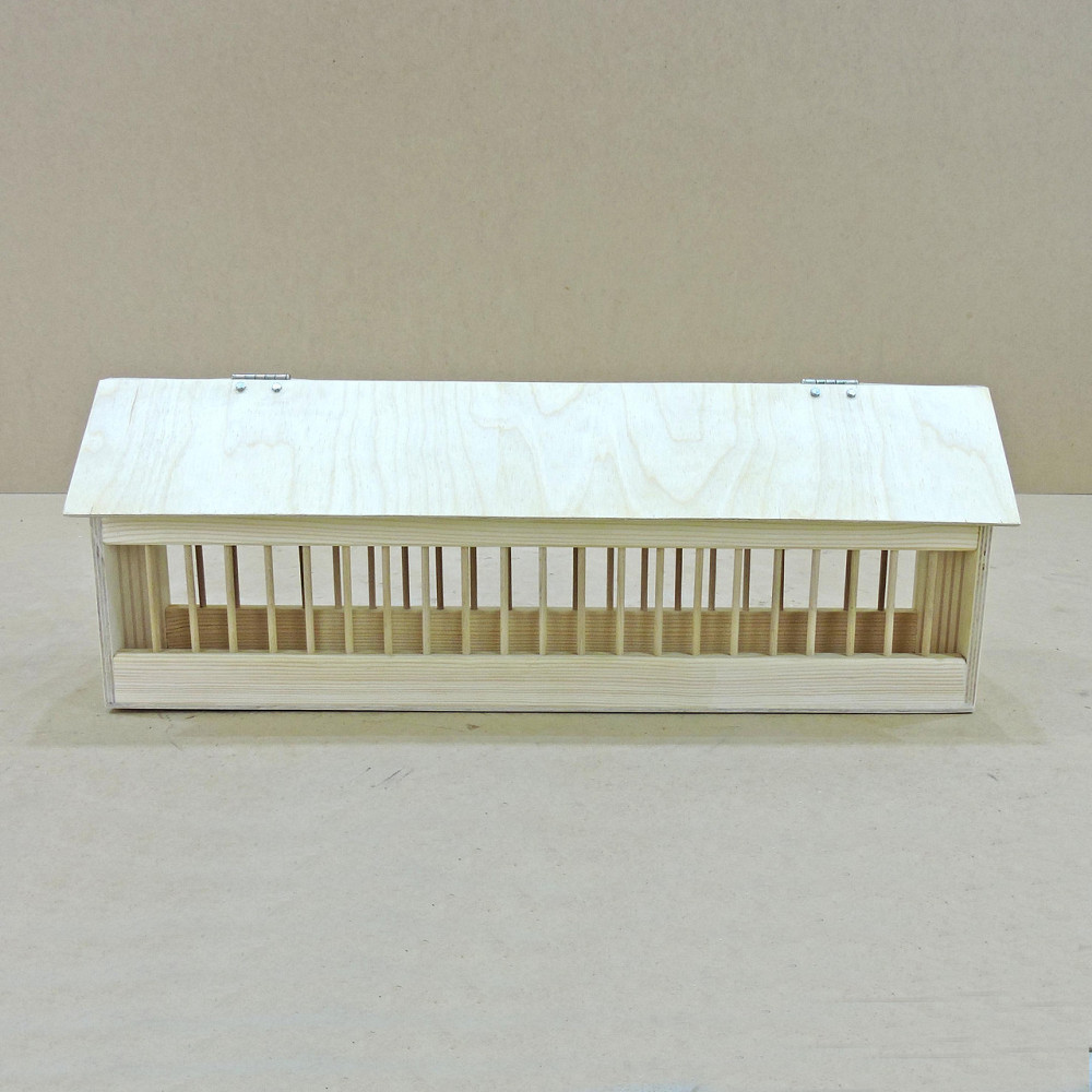 Деревянная кормушка для голубей 