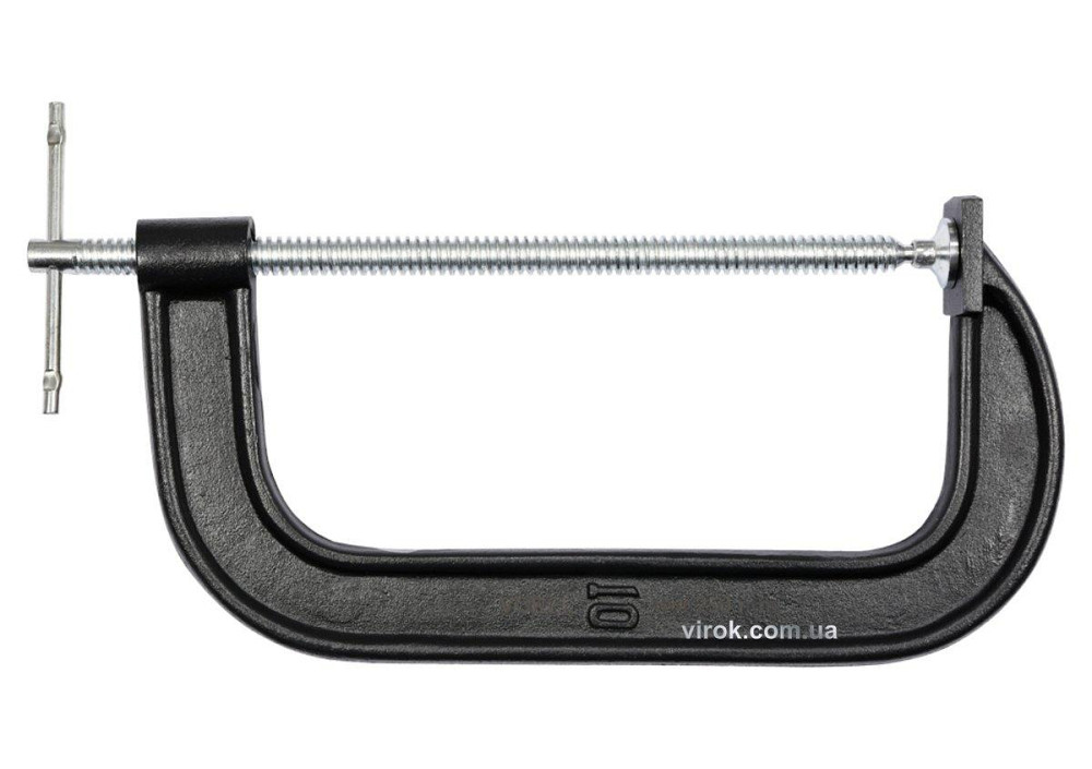 Струбцина з гвинтовим затиском "G" подібна VOREL; l= 250 мм [6] Одеса - фото 1