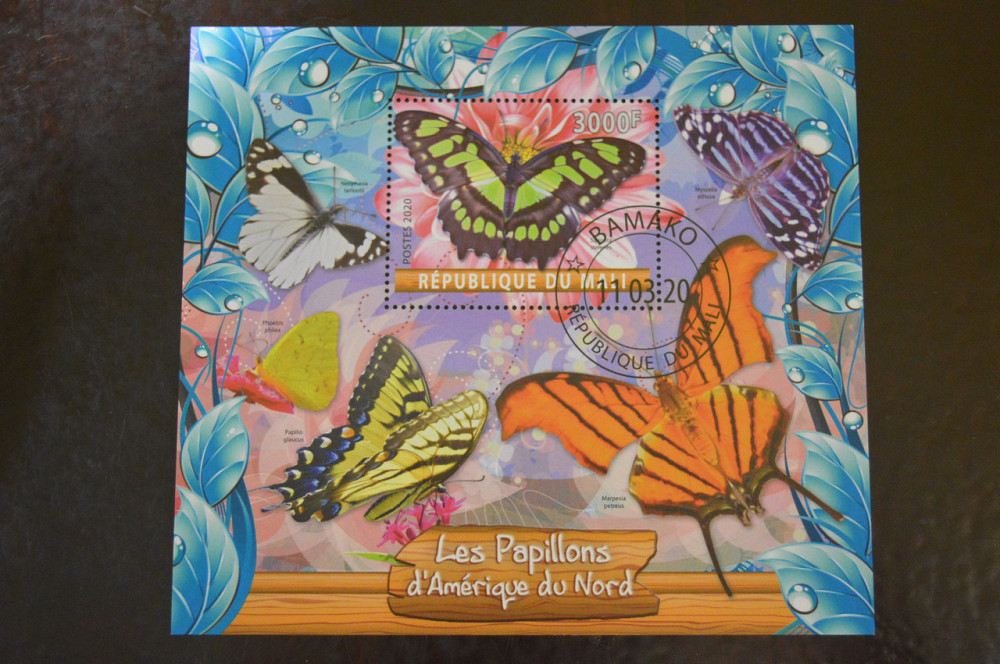 Мали. Марки. Фауна. Блок. 2020 год (В-4) Полтава - изображение 1