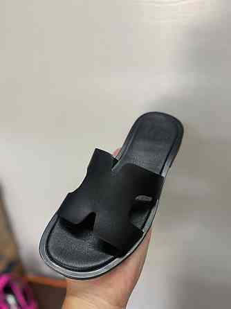 Mermaid Шльопанці жіночі Mermaid 902/2 чорні (літо, шкіра натуральна) (5554) Коломия