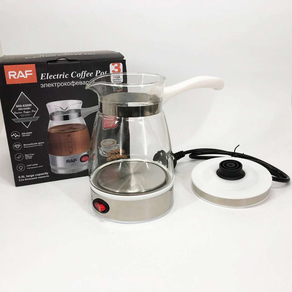 Турка для швидкого приготування кави RAF R.125 500мл 600 Вт, Турка 500 мл, Електротурка 0.5л EG-16 Івано-Франківськ - фото 10