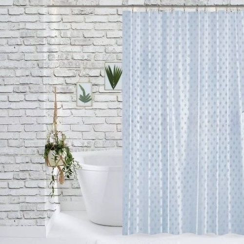 Шторка для душу 180*180см поліестер жаккард 12 кілець JC12-4108-gray Дариана Житомир