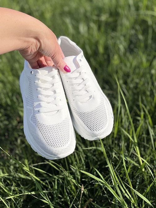 ALEX BENZ Кросівки жіночі ALEX BENZ P10228 ST білі (весна-літо, шкіра натуральна) (5038) Коломыя - изображение 10