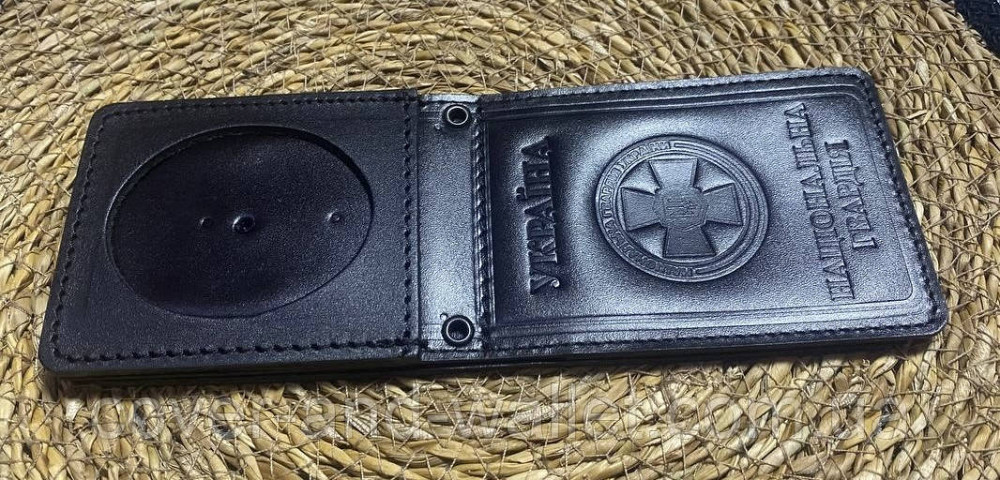 Обкладинка на посвідчення "Національна гвардія Україна" під жетон з відділенням для карток (на книжку) Київ - фото 5