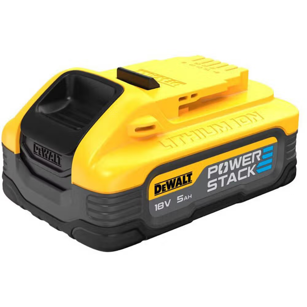 Професійна акумуляторна батарея PowerStack DeWALT DCBP518H2 : 18V 5.0 Аh з індикатором заряду Київ - фото 2