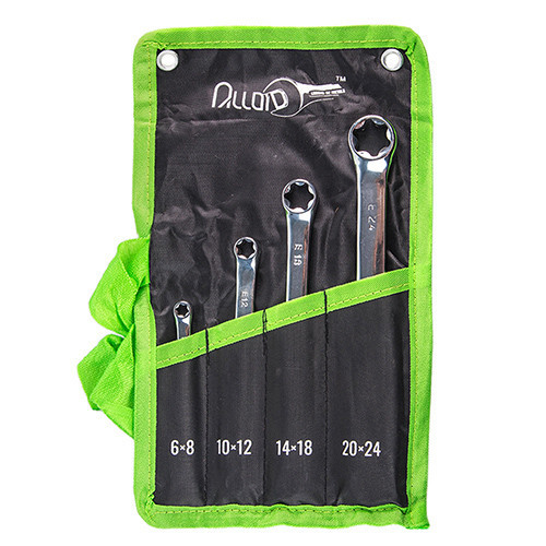 Набір ключів накидних 4 пр. TORX Е6-Е24 Alloid НК-0624Е Винница - изображение 1