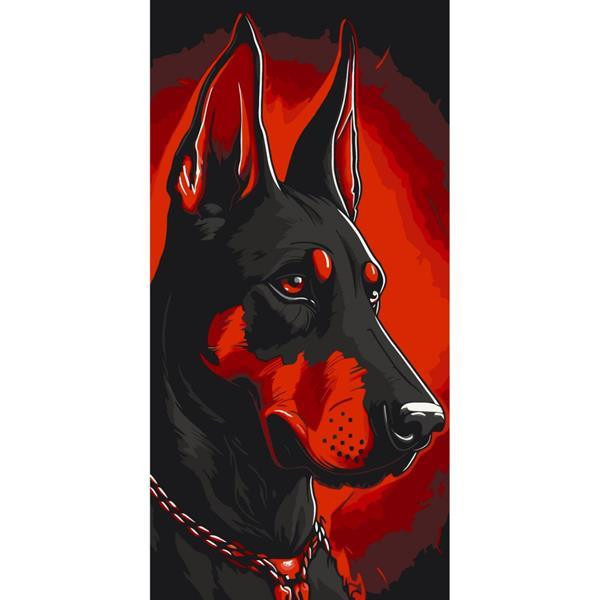Картина за номерами ArtCraft Доберман 40х80 см (11522-AC) Харьков - изображение 1