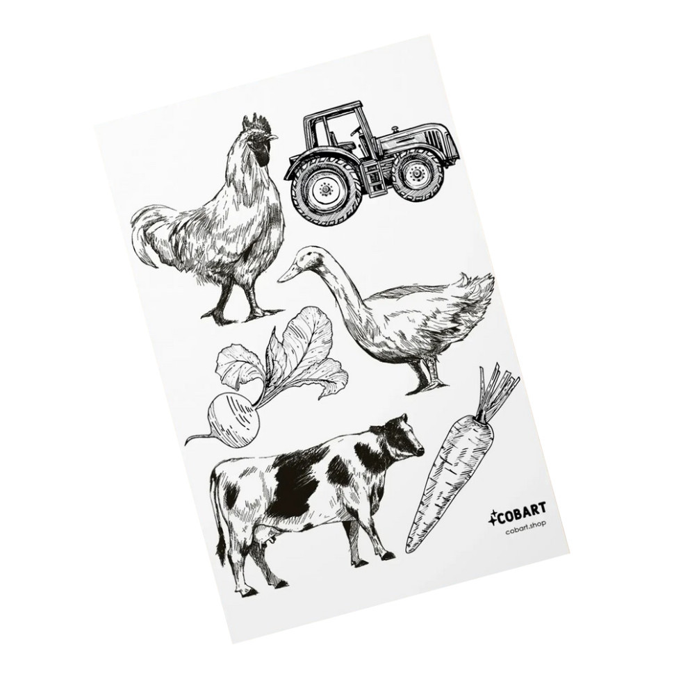 Детский стикерпак Village СS-VS-006 прозрачные Винница - изображение 1